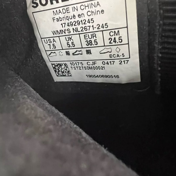 Sorel Boots Emelie Chelsea Ankle Bootie Brown Leather Womens Size 7.5 - Picture 7 of 9